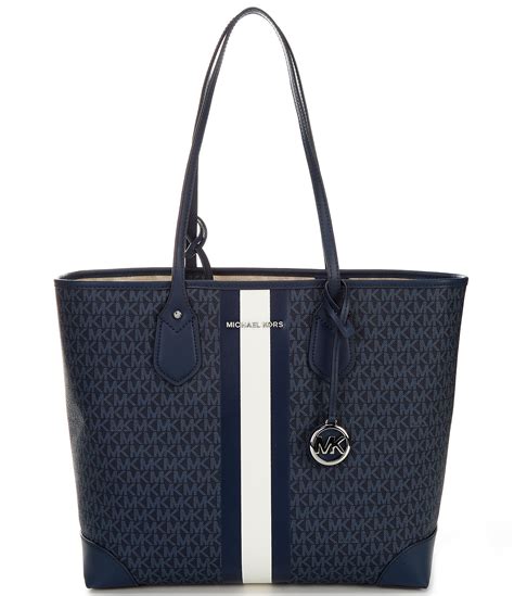 Michael Kors Signature Striped Eva Large Tote Bag 